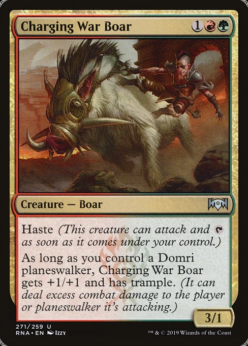 Charging War Boar